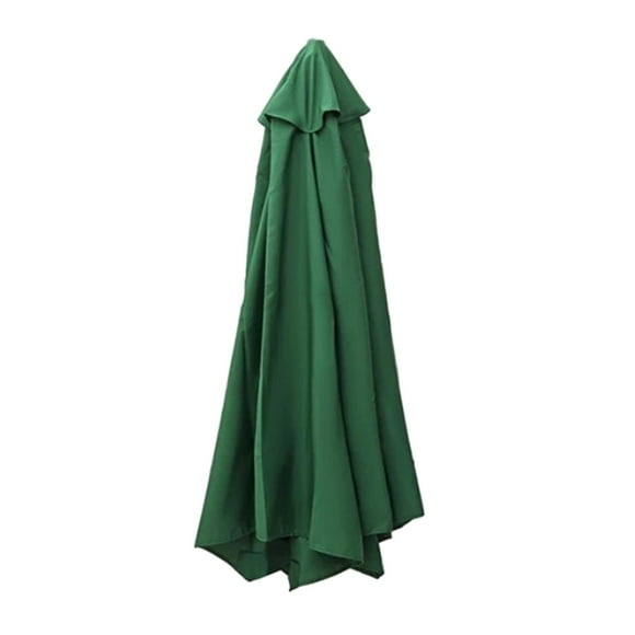 Cubierta de repuesto para sombrilla de tela duradera. Sombrilla resistente para patio y jardín. 3 metros 8 Rib Verde