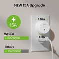 thumbnail image 3 of Enchufe inteligente GHome Smart 15A Wi‑Fi 5G con Alexa y Google, paquete de 4, 3 of 9