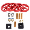 thumbnail image 2 of Kit de actualización de extrusor de impresora 3D con resortes y amortiguadores de nivelación de mano roja, 2 of 14