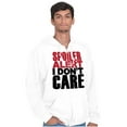 thumbnail image 5 of Spoiler Alert Rude Sarcastic Humor Zip Up Hoodie Men's Women's Brisco Brands S, 5 of 6