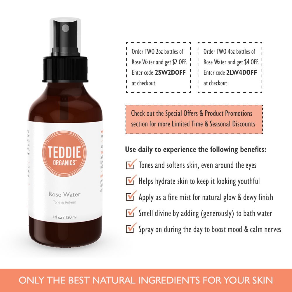 teddie rose water