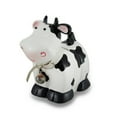 thumbnail image 1 of Vache Noire et Blanche avec Banque de Pièces de Monnaie en Cloche, 1 of 4