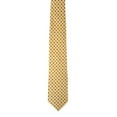 thumbnail image 2 of ROMARIO MANZINI BURGUNDY, GREY ON YELLOW CONSERVATIVE PRINTED DESIGN Standard Necktie, 2 of 3