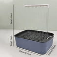 thumbnail image 6 of BNNG Parrot Bathtub,Automatic Circulating Water Bird Shower Pet Bird Bath with 180 ° Circulating Faucet for Cockatiel,Power Plug for Small Medium Birds Parakeets Cockatiel African Grey Lovebird, 6 of 9