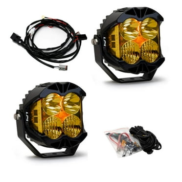Baja Designs 297813 LP4 Pro Amber LED Lights Auxiliary Driving Lens, 2 Piece