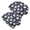 Cat Floral Face, variant on 2PCS Stretch Knit Skull Beanie, Hip-Hop Style, Unisex, Lightweight,Cat Floral Blue Pattern