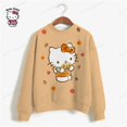 thumbnail image 3 of Sudadera con capucha con estampado de HELLO KITTY para mujer, suéter holgado con estampado de dibujos animados, moda coreana, elegante, fino, y2k, otoño, 3 of 3
