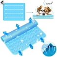 thumbnail image 5 of PULLIMORE 1 Pcs Pet Summer Cooling Mat Breathable Non-Toxic Dog Nest Cushion Indoor Bed Pad For Dog Cat Puppy (M, Blue), 5 of 10