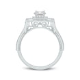 thumbnail image 4 of SZUL Women's 2 3/4 Carat TW Oval Lab Grown Diamond Engagement Ring in 14K White Gold, 4 of 6