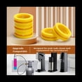 thumbnail image 3 of O Rings Soda Machine Co2 Cylinder Exchange Carbonator Gaskets 5Pcs, Gaskets Ring for New Soda Maker & Pink Cylinder,5 x O Rings,Yellow, 3 of 6