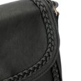 thumbnail image 3 of Bolso bandolera KKXIU casual con solapa y piel sintética para mujer, 3 of 7