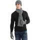 thumbnail image 1 of Conjunto de gorro, bufanda y guantes para hombre, KkvoGmle, acrílico, gris, 1 of 5