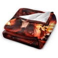 thumbnail image 5 of Flannel Blanket Within Rock Temptation Band Throws Blankets Super Soft Fleece Air Conditioning Blankets for All Season 50"x40", 5 of 9