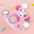 thumbnail image 2 of Cartoon Telephone Toy Telephone Develop Cognition Early Education Pink, 2 of 7