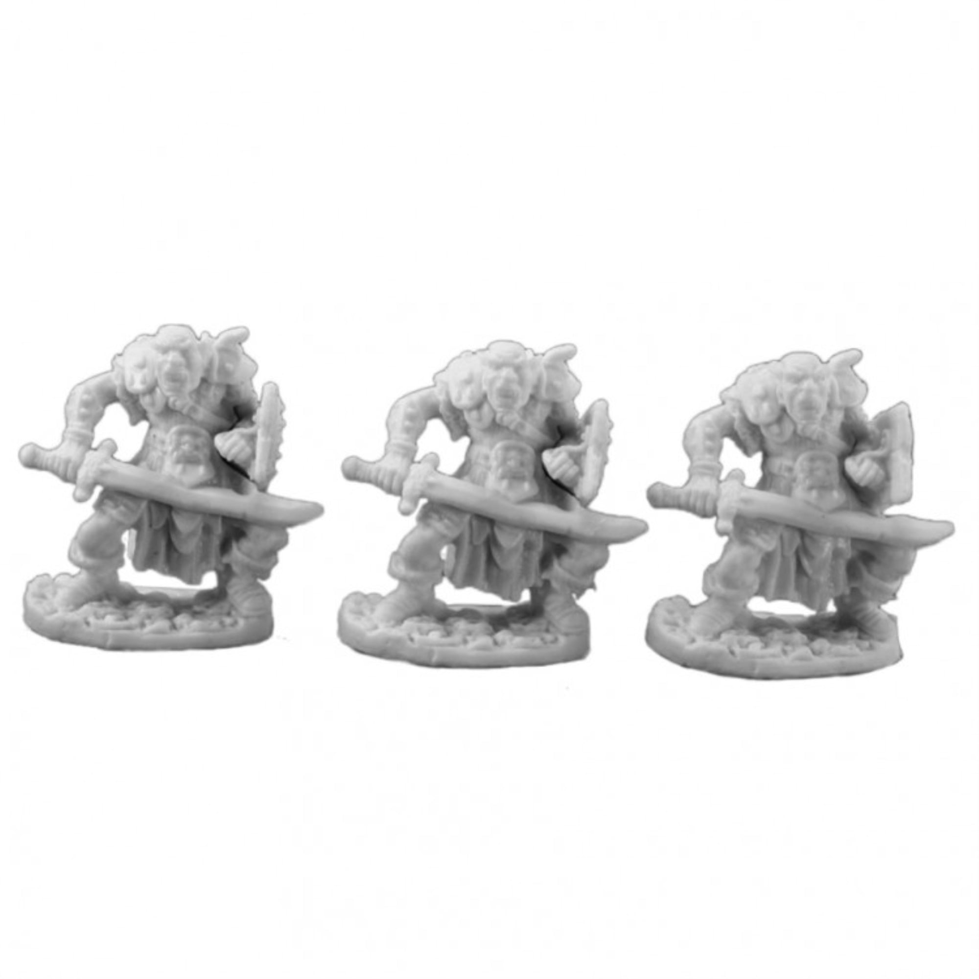 Reaper Miniatures Pathfinder Bones Goblin Warriors 4 RPR 89003 for sale online 