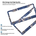 thumbnail image 5 of A Pair Of License Plate Frame Sunscreen Corrosion Resistant Rust 12.3×6.3in With Accessories Suitable For Any Car Animal Print Style Aliceblue_4, 5 of 8