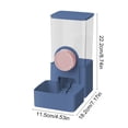 thumbnail image 3 of Comedero y dispensador de agua automático para mascotas de pared, apto para hámsteres, conejos, perros pequeños y gatitos. Dispensador de comida para perros y bebedero para gatos. Comedero de plástico, 3 of 6