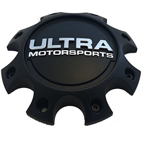 Ultra Motorsports Matte Black Front Dually Wheel Center Cap (Qty 1) Pn: 89-9770SB