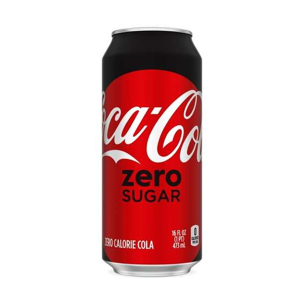 Coke Zero Sugar Diet Soda Soft Drink, 16 fl oz