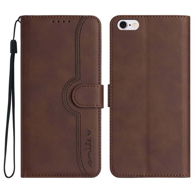 Compatible with iPhone 8/ 7 Case Premium PU Leather Wallet with Built-in Magnet Cover