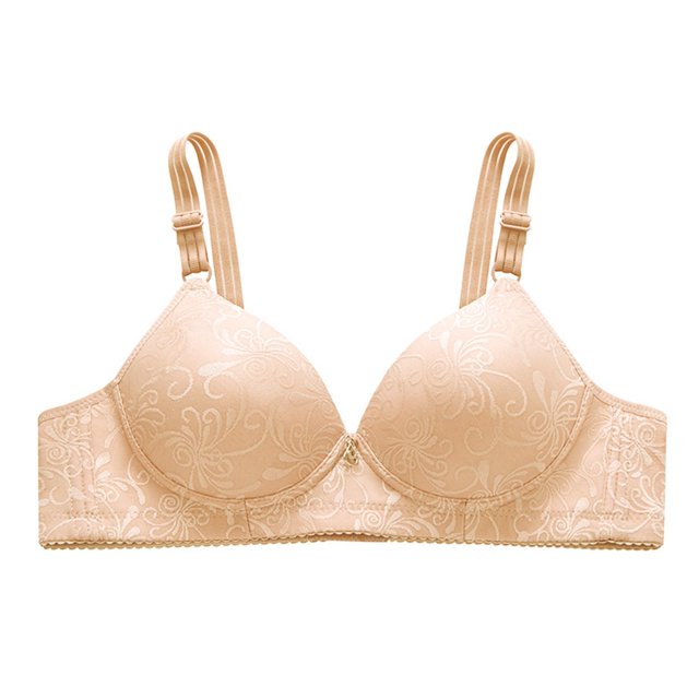 Soutien-gorge Quotidien Solide Aguichant pour Femmes avec Bretelles et Bonnets