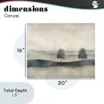 thumbnail image 4 of Stupell Industries Contemporary Muted Horizon with Trees Canvas Art, 20 x 16, by Riley B, 4 of 8