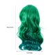 thumbnail image 4 of WORGEOUS Peluca larga y rizada para mujer, peluca de pelo sintético de moda para cosplay, sombreros para mujer, Grils (verde), 4 of 9