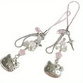 thumbnail image 3 of Hello Kitty Cell Phone Rope Chain, Anime Pendant, Beads Strand Bracelet DIY Jewelry Accessories Toy, 3 of 5