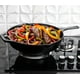 thumbnail image 3 of Sartén de hierro fundido Utopia Kitchen de 30 cm, para chef, pre-sazonada, apta para parrilla, para uso en interiores y exteriores, color negro, 3 of 5