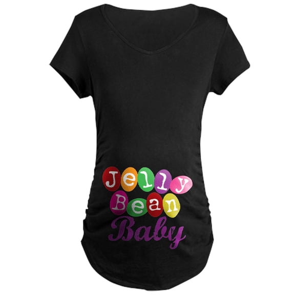 CafePress - Jelly Bean Baby Maternity Dark T Shirt - Maternity Dark T-Shirt