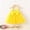 Glisme Yellow418, variant on Glisme Girls Dresses Floral Princess Beach Vacation Bag Ruffles Summer Dress Set Sleeveless Baby Toddler Dresses Sky Blue Sundress Size 3-6 Months