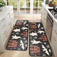 thumbnail image 4 of Kitchen Rugs Sets Of 2,Halloween Ghosts Bats and Castles Anti Fatigue Kitchen Mat Rugs Non Slip Washable,Decorative Kitchen Floor Mats for Kitchen,Sink,Laundry,17"x47"+17"x47", 4 of 5