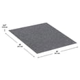 thumbnail image 3 of Boone Hobnail Gray Residential 18 in. x 18 in. Peel and Stick Carpet Tile Square 22.5 Sq. ft. 10 Tiles Per Box, 3 of 12