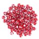 thumbnail image 1 of 70 cuentas redondas de 0,31 pulgadas, manualidades, correa para teléfono, fabricación de joyas, pulseras, accesorios, color rojo, 1 of 14
