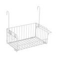 thumbnail image 2 of Cesta de almacenamiento colgante sobre la puerta del gabinete, cesta organizadora para fregadero blanco, 2 of 9