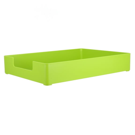 Worgeous Green Desk Organizer Stackable Letter Tray Plastic Paper Organizer Office Desk Pen Holder Desk Tray Organizer Desktop Document Holder Office Supplies Storage