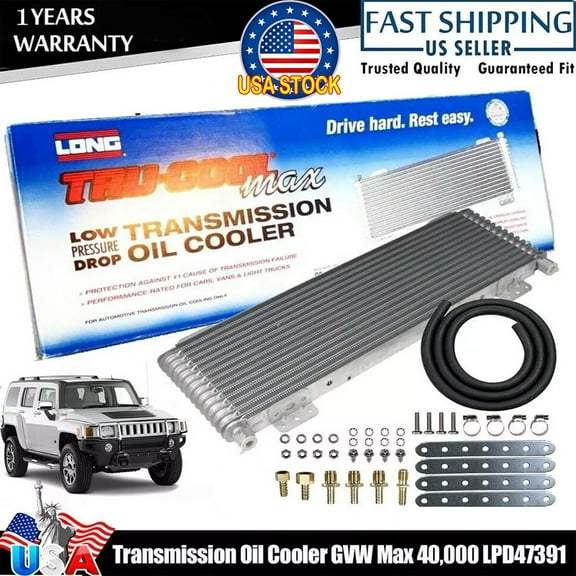 Tru*Cool 40K Automatic Transmission Oil Cooler GVW Max LPD47391 Heavy Duty w