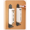 thumbnail image 6 of Plastic Bag Holder, Loetky Kitchen Grocery Bags Holder Wall Mount Plastic Bags Organizer Kitchen Plastic Grocery Bags Dispenser Old Bags to the Wall Or Cabinet, 1X Wall-Mounted Sock Storage Box Shell, 6 of 9