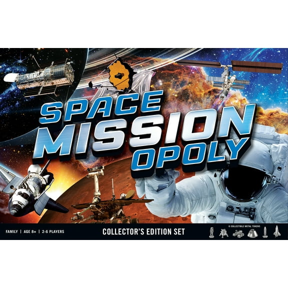 MasterPieces Opoly Family Board Games - Space Mission Opoly