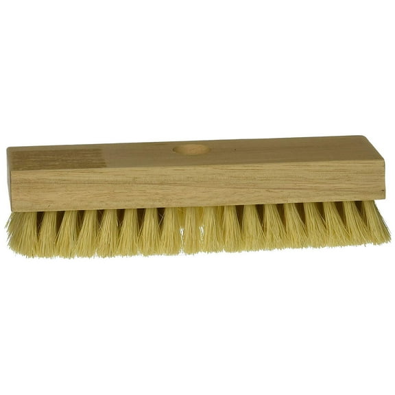 DQB Industries 11643 Dqb Heavy Duty Acid Brush, Tampico Fiber Bristle Trim, Hardwood Handle