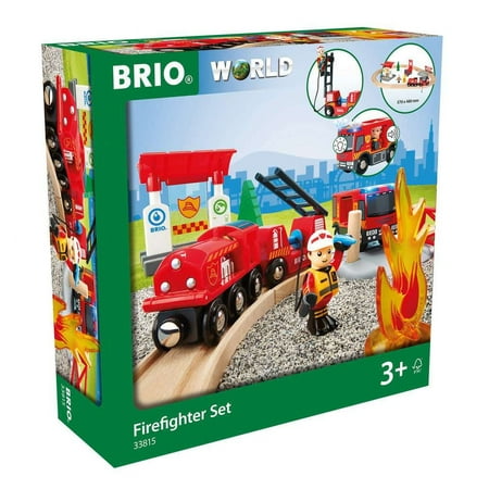 BRIO Firefighter Train Set Train Set