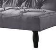thumbnail image 5 of Campbell Polyester Futon, Grey, 5 of 8