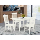 East West Furniture Norfolk 5-piece Wood Di… product image