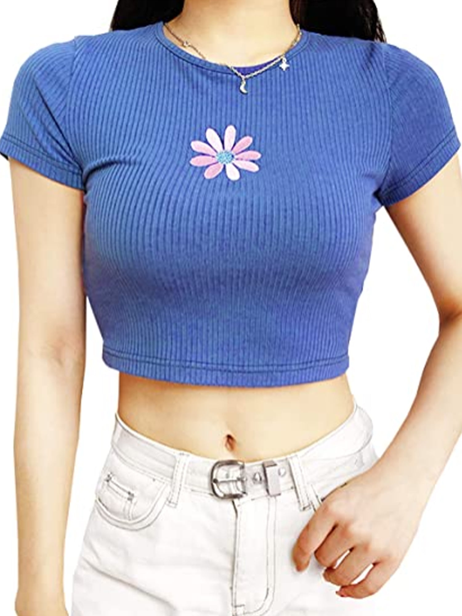 Emmababy Women Crew Neck T-Shirt Short 