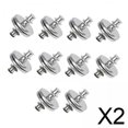 thumbnail image 1 of 2x10 Uds Clips De Cierre De Cortina Soportes De Cortina Para Pérgola Patio Interior Exterior 20mm Doble Magnético, 1 of 10