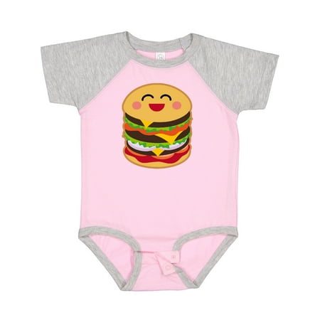 

Inktastic Hamburger Kawaii Gift Baby Boy or Baby Girl Bodysuit
