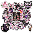 thumbnail image 6 of 35pcs Gothic Stickers Stationery Spooky Stickers Kids Stickers Toy  Stationery Stickers for Guitar Suitcase Luggage, 6 of 9