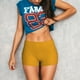 thumbnail image 3 of Fotbe Goldenrod Shorts Sin Costuras – Shorts Deportivos de Cintura Alta para Mujer, Elásticos para Gimnasio, Yoga, Running o Ciclismo-Large, 3 of 8