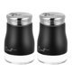 thumbnail image 1 of 2 tarros de cristal para condimentos con tapa de acero inoxidable, saleros y pimenteros de cocina., 1 of 6