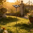 thumbnail image 6 of Fwttom Bird Feeder, Iron Ground Mounted Decorative Feeders, Wild Bird Feeders for Outdoors Garden, Patio & Backyard, Black, 6 of 6